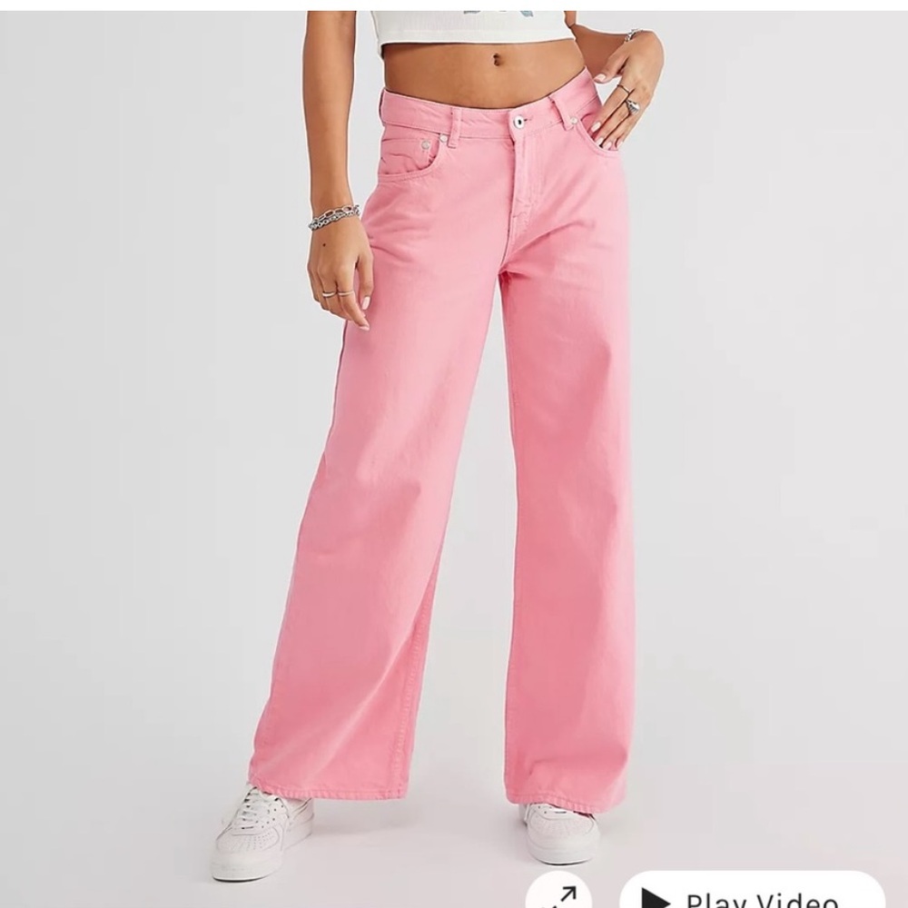 The ragged priest women’s pink jeans sold at free people